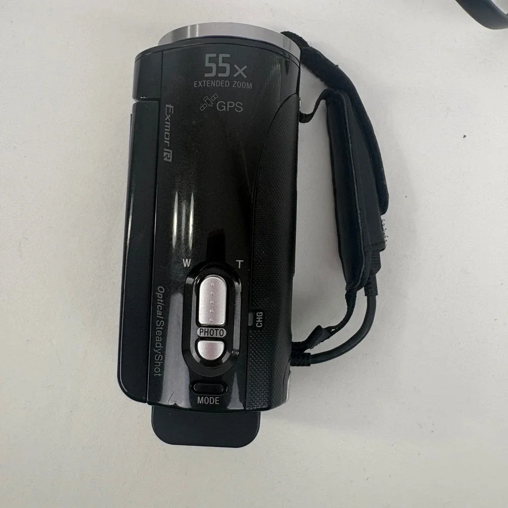 Sony Handycam HDR-CX260V 16GB HD Camcorder 30x Optical Zoom Black Bundle TESTED